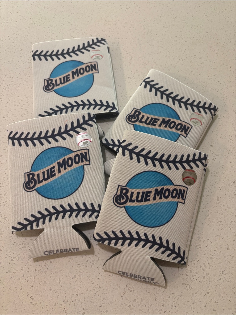 Colorado Rockies x Blue Moon MLB Neoprene Koozie (Pack of 4)